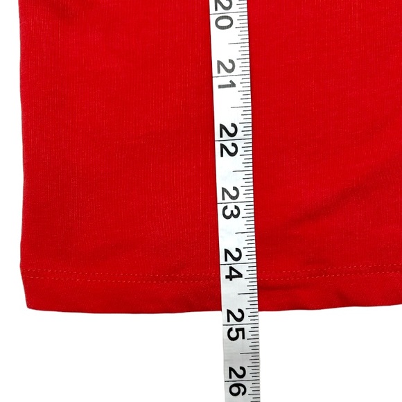 Roberto Cavalli Red Glitter Gold Logo Tee Size M - Picture 14 of 14